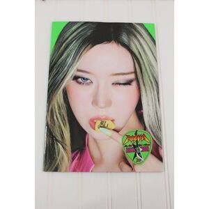 Aespa 6th Mini Album Rich Man Neon Green Cover Karina Posters Stickers